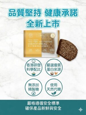 生酮奇亞籽高纖維蛋白麵包：圖片 1